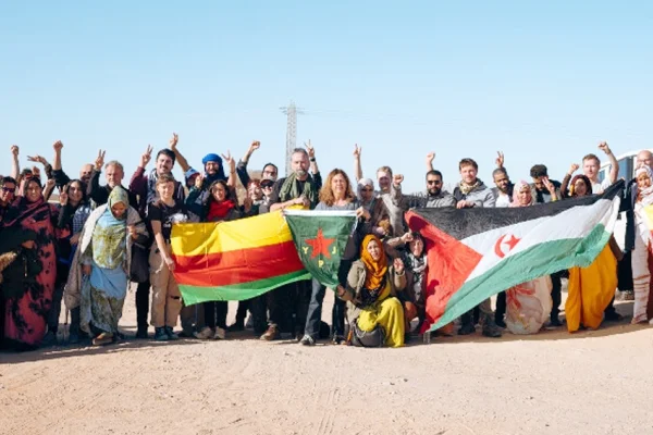 Rojava’ya Sahrawi destek