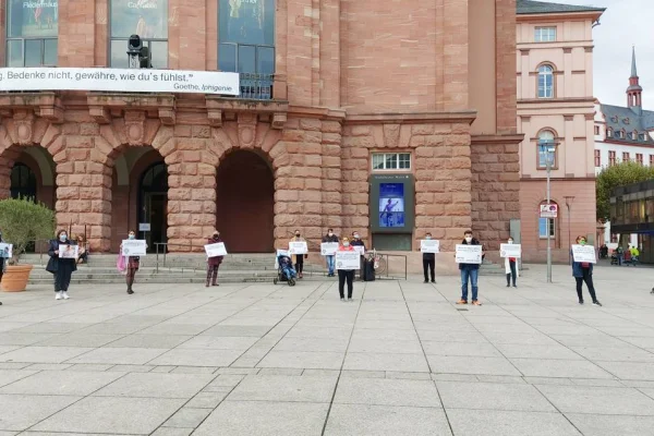 Mainz’de Öcalan eylemi