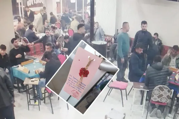 Medya TV'si de olan kıraathaneye mühür