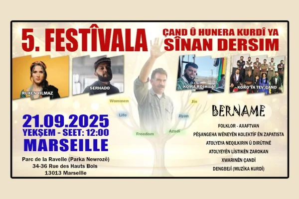 Sinan Dersim Kültür Festivali 21 Eylül’de