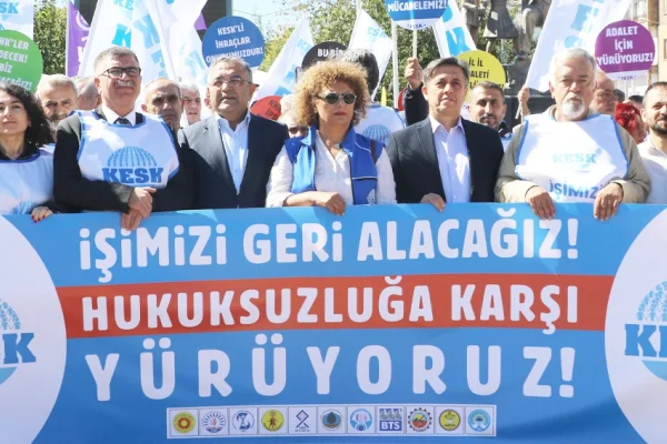 KESK’liler Ankara’ya yürüyor