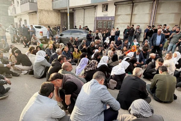 Polis ablukasında taziye
