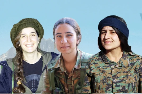 Özgürlük yolunda üç yiğit savaşçı