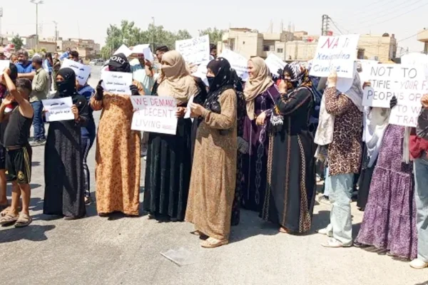 Rojava’da HTŞ protestoları