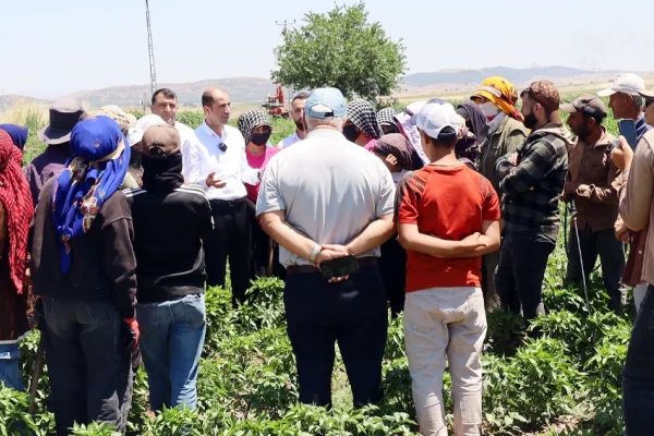 Eşbaşkanlar halkı dinliyor