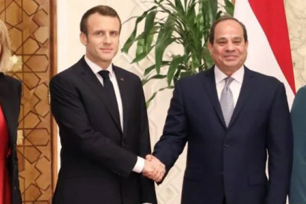 Macron, Sisi’yi ağırlıyor