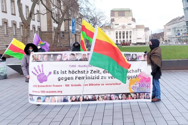 Duisburg’da “Diktatörü yargıla” eylemi 