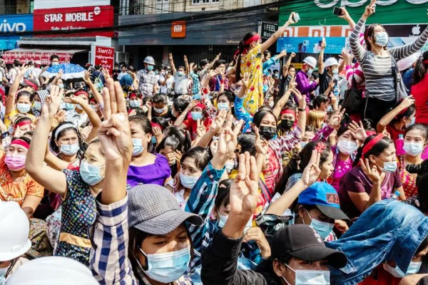 Myanmar'da darbeye karşı demokrasi çağrısı