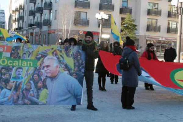 Stockholm'de tüm gün eylem