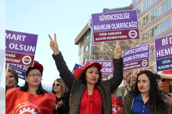 Sendikalı kadınlar yeni mücadele hattı başlatıyor 