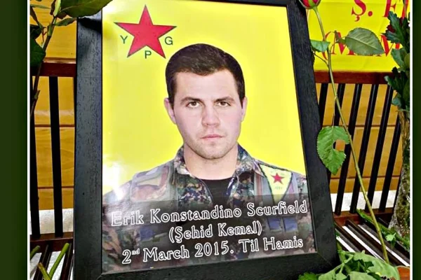 YPG savaşçısı Scurfield anıldı