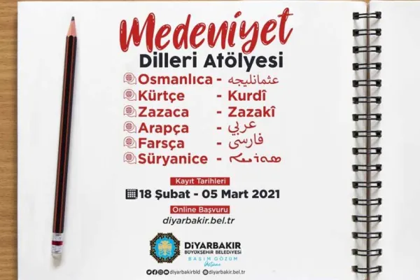 Duyuru Kürtçe ders Osmanlıca