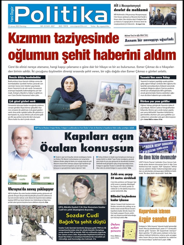 Son Gazete Manşeti