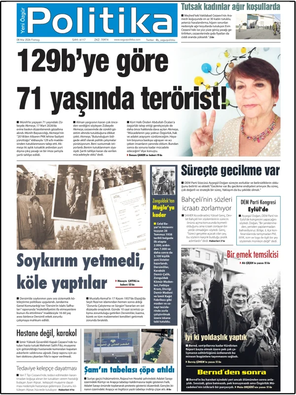 Son Gazete Manşeti