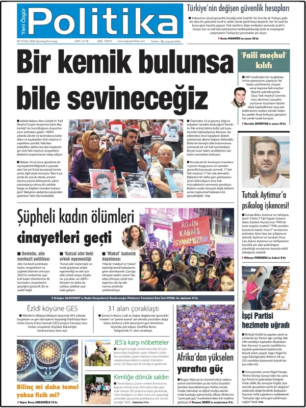 Son Gazete Manşeti