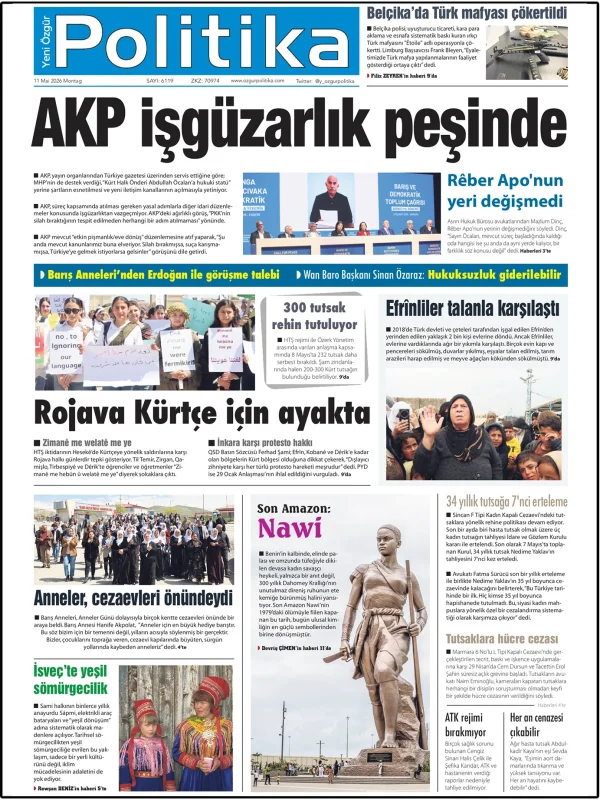 Son Gazete Manşeti