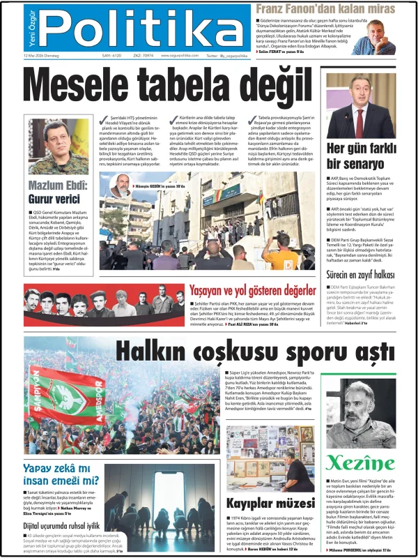 Son Gazete Manşeti