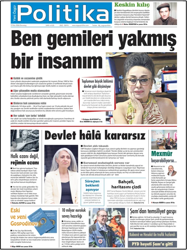 Son Gazete Manşeti