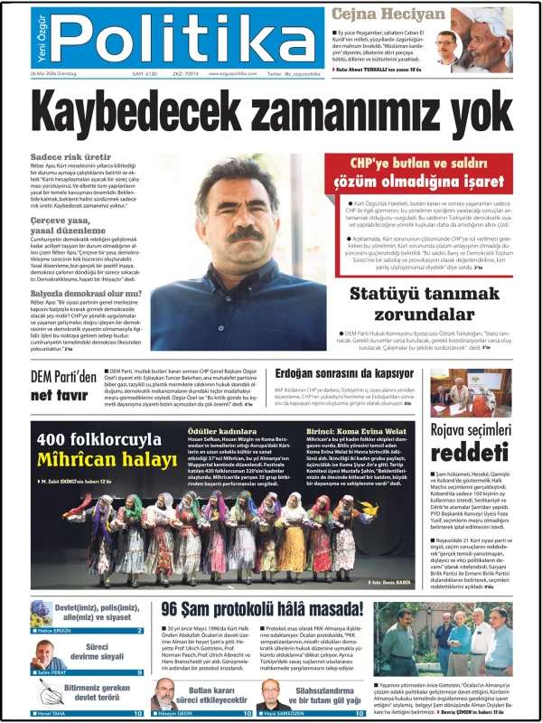 Son Gazete Manşeti