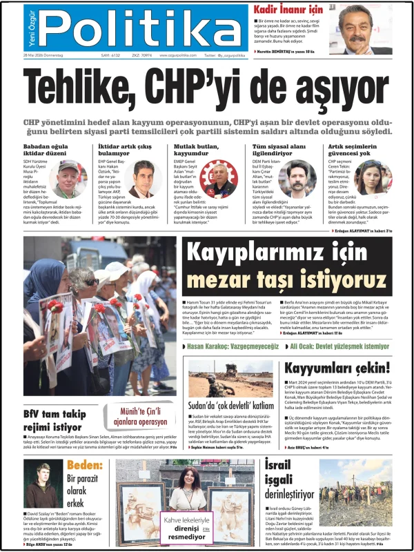Son Gazete Manşeti