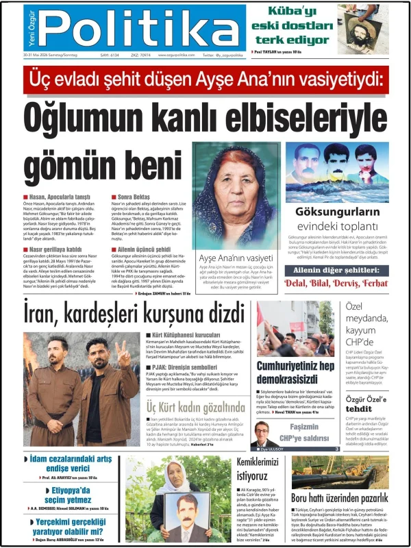 Son Gazete Manşeti