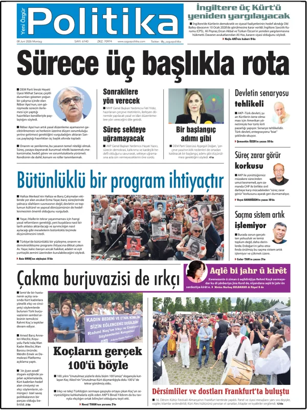 Son Gazete Manşeti