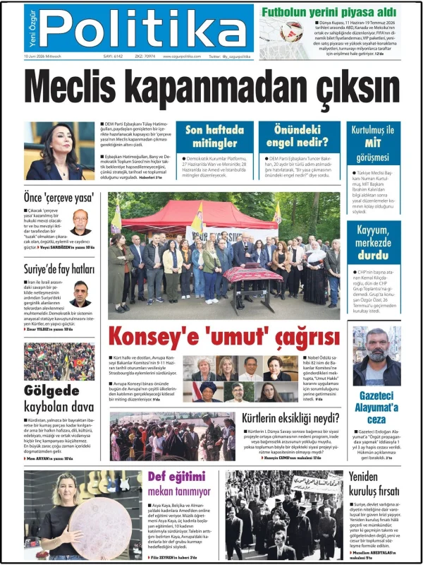 Son Gazete Manşeti