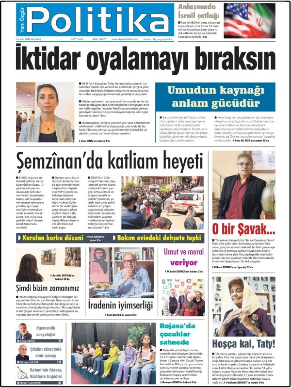 Son Gazete Manşeti