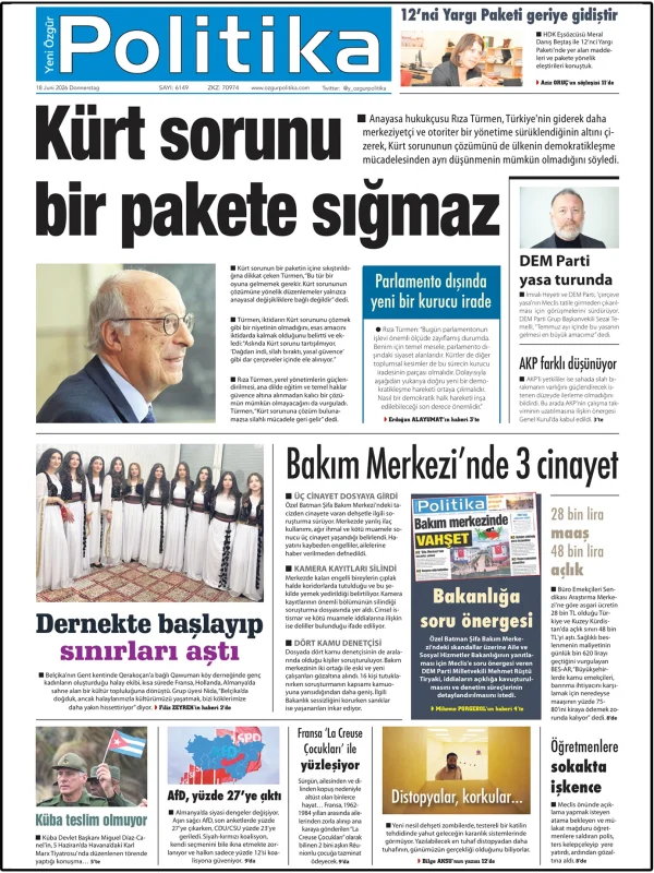 Son Gazete Manşeti