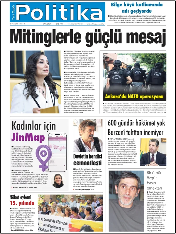 Son Gazete Manşeti