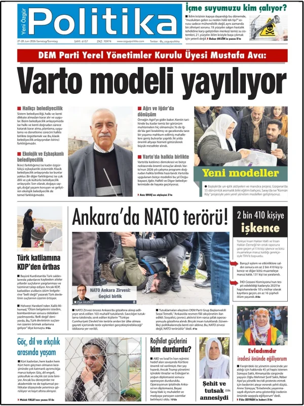 Son Gazete Manşeti