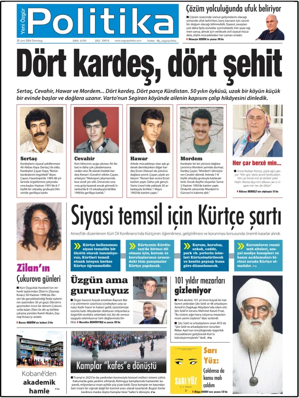 Son Gazete Manşeti