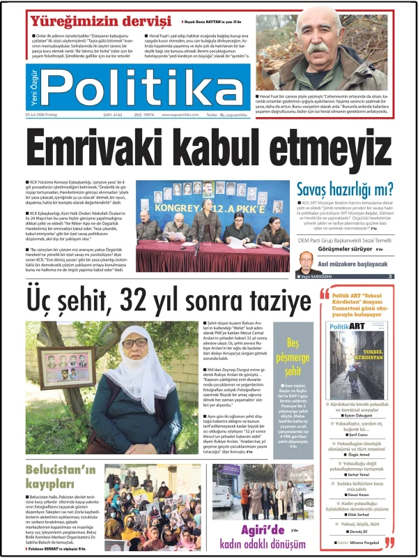 Son Gazete Manşeti