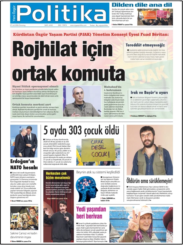 Son Gazete Manşeti