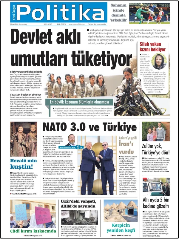 Son Gazete Manşeti