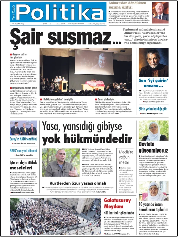 Son Gazete Manşeti