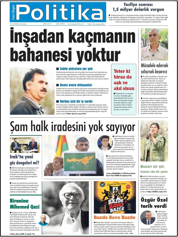 Son Gazete Manşeti