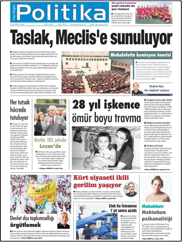 Son Gazete Manşeti