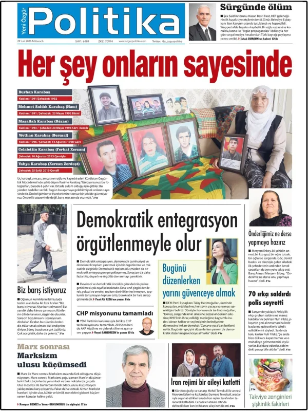 Son Gazete Manşeti