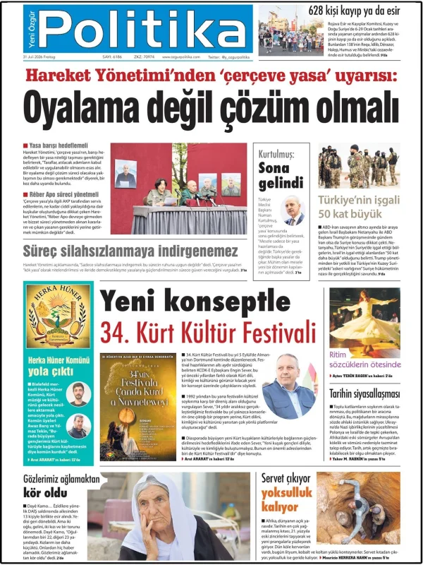 Son Gazete Manşeti