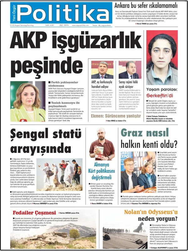 Son Gazete Manşeti