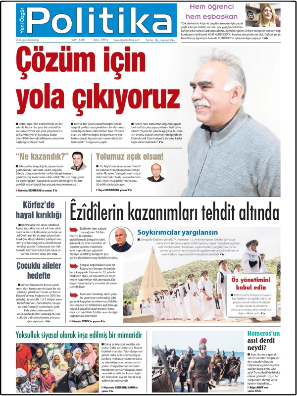 Son Gazete Manşeti
