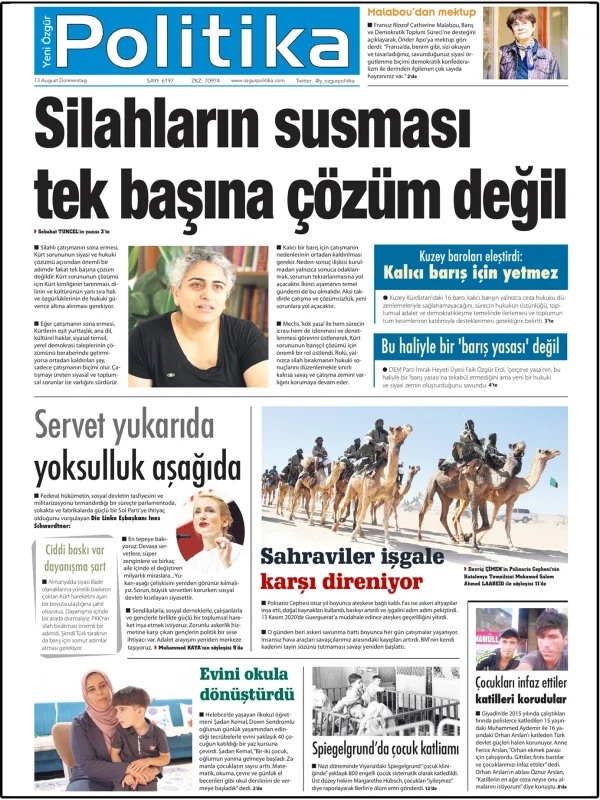 Son Gazete Manşeti