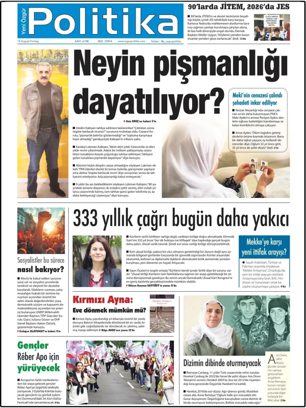Son Gazete Manşeti