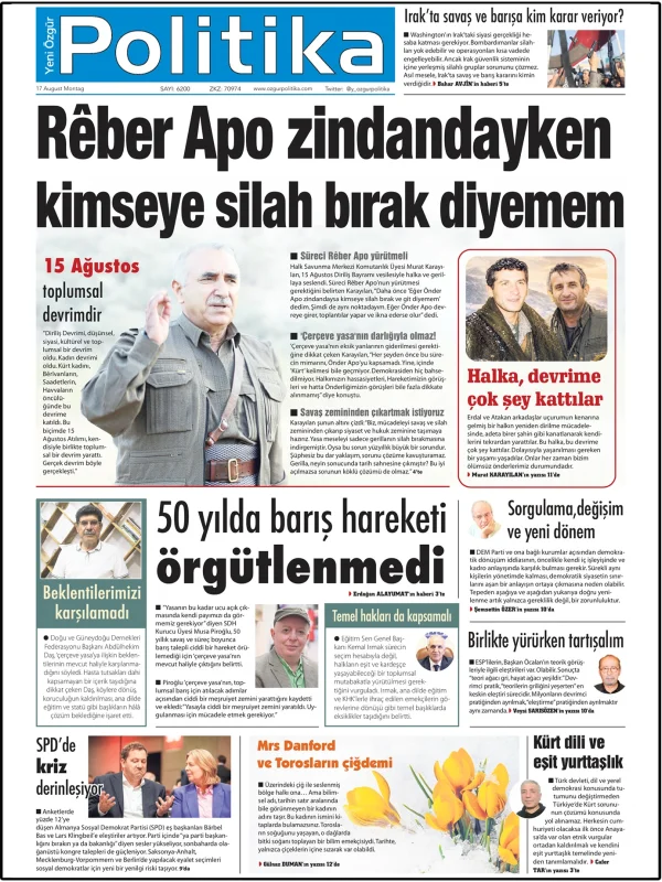 Son Gazete Manşeti