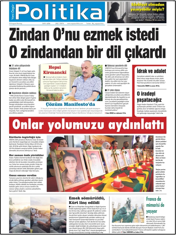 Son Gazete Manşeti