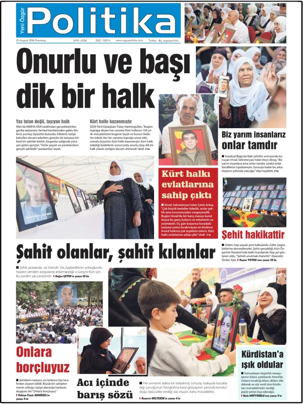 Son Gazete Manşeti