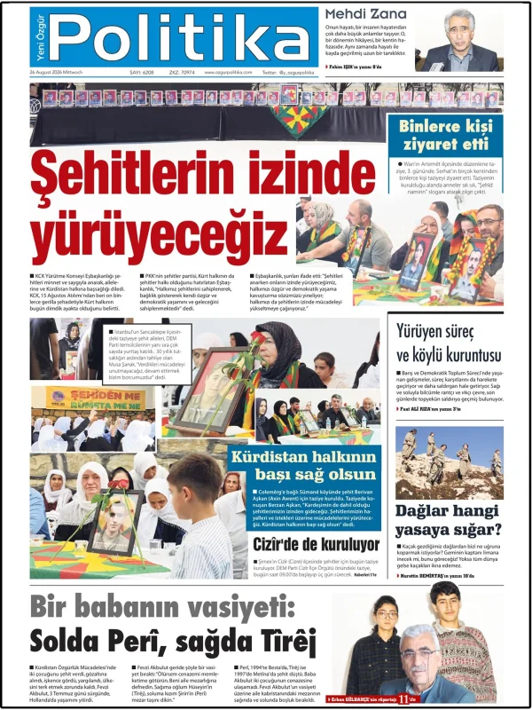Son Gazete Manşeti