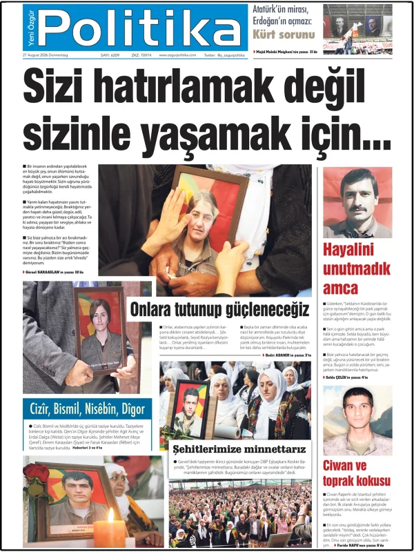 Son Gazete Manşeti