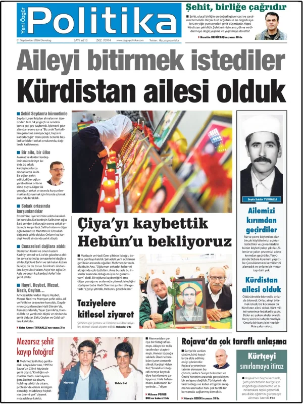 Son Gazete Manşeti